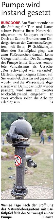 07_HAZ-Artikel 17.06.2011 Barfußweg